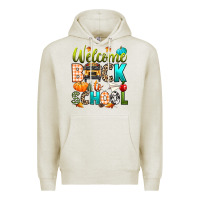 Oatmeal Heather welcome back to school fall Premium Hoodie - texasbilliewilder