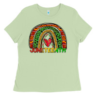 Matcha juneteenth rainbow Ladies Tee - Zillion Design Studio