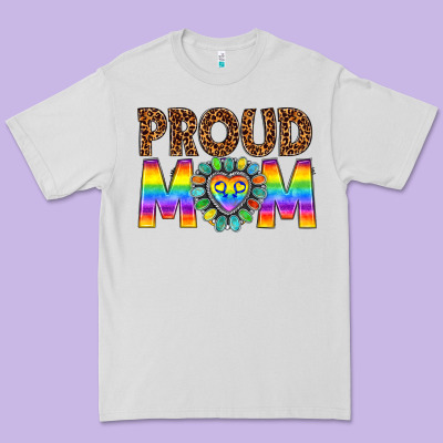 Proud Mom Lgbtq Premium Tee Designed By Texasbilliewilder