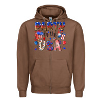 Chestnut party in the usa Zipper Hoodie - NancyCooperArtShop