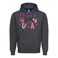 Smoke party in the usa Zipper Hoodie - NancyCooperArtShop