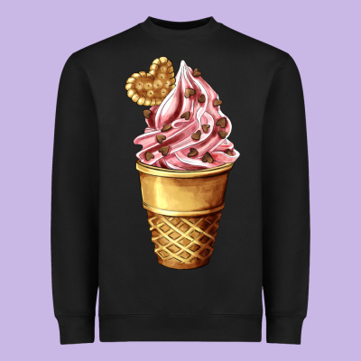 Ice Cream Fast Food Heavyweight Sweatshirt Designed By Adodesignshop