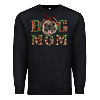 Black Christmas Dog Mom Premium Sweatshirt - RanaPortraitStore