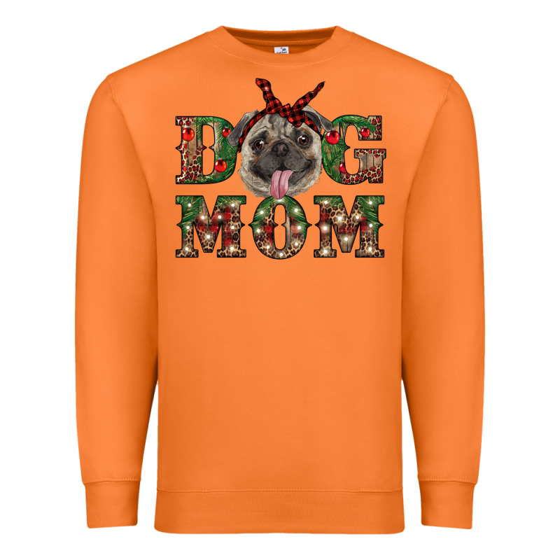 Christmas Dog Mom Premium Sweatshirt by RanaPortraitStore | Teevron