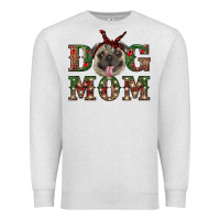 Oatmeal Heather Christmas Dog Mom Premium Sweatshirt - RanaPortraitStore