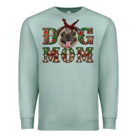 Seafoam Christmas Dog Mom Premium Sweatshirt - RanaPortraitStore