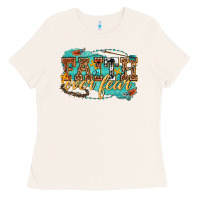 Bone faith over fear Ladies Tee - texasbilliewilder