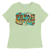 Matcha faith over fear Ladies Tee - texasbilliewilder