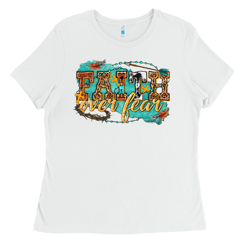 Faith Over Fear Ladies Tee by texasbilliewilder | Teevron