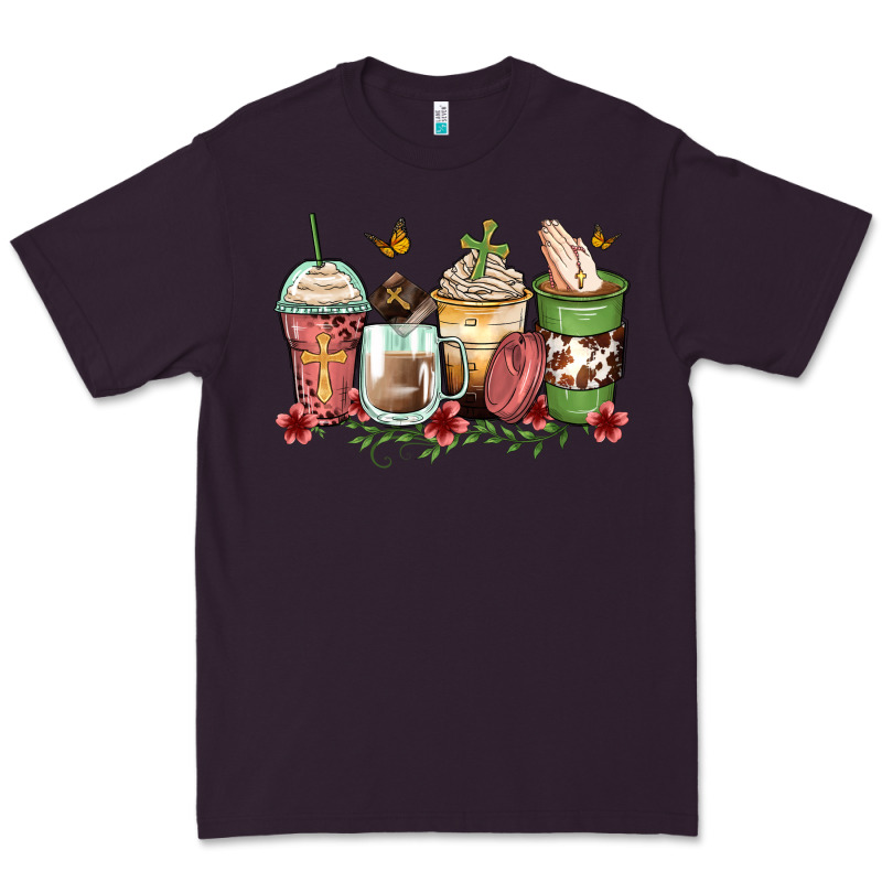 Faith Coffee Cups Premium Tee by Zillion Design Studio | Teevron