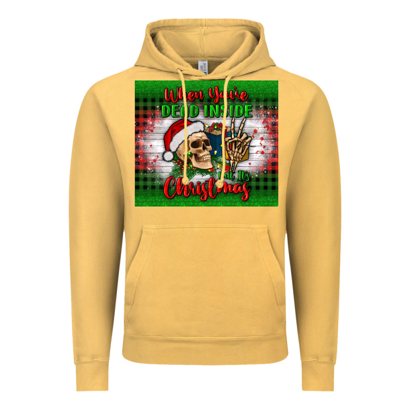 When You’re Dead Inside But It's Christmas Tumbler Vintage Hoodie by BundleAndBundleShop | Teevron