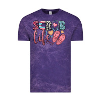 Cloud Purple scrub life Vintage Tee - BundleAndBundleShop