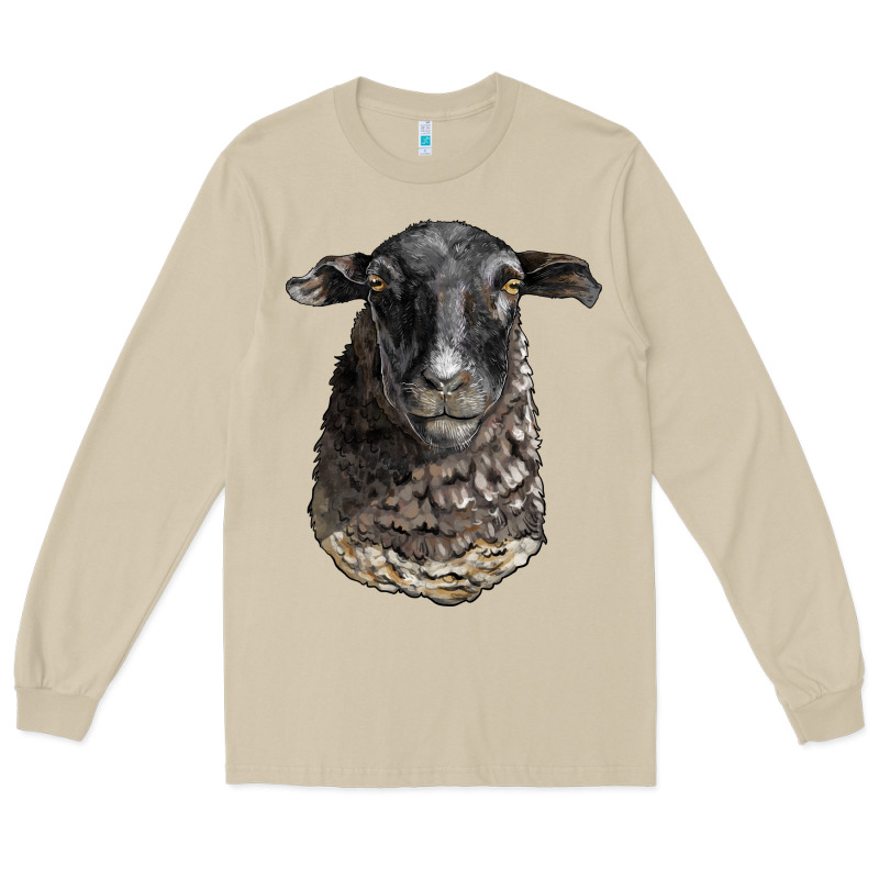 Dorper Sheep Head Long Sleeve Tee by LillyAllenDesigns | Teevron