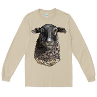 Mushroom dorper sheep head Long Sleeve Tee - LillyAllenDesigns