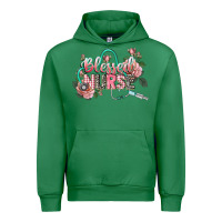 Emerald Blessed Nurse Urban Hoodie - CowGirlArtShop