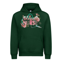 Forest Green Blessed Nurse Urban Hoodie - CowGirlArtShop