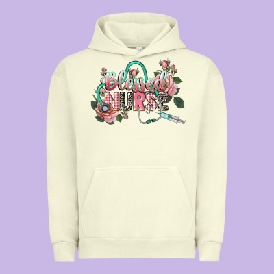 Blessed Nurse Urban Hoodie Designed By Cowgirlartshop