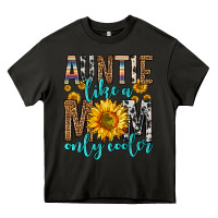 Asphalt auntie like a mom only cooler Heavy Core Tee - Zillion Design Studio