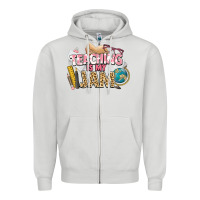 Dove Grey teaching is my jam teacher school Zipper Hoodie - NancyCooperArtShop