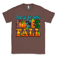 Chestnut just a girl who loves fall Classic Tee - AdoDesignShop