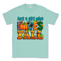 Seafoam just a girl who loves fall Classic Tee - AdoDesignShop