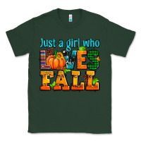 Sports Green just a girl who loves fall Classic Tee - AdoDesignShop