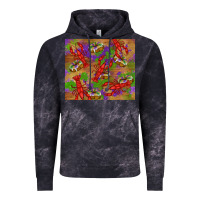 Cloud Black mardi gras crawfish king cake Vintage Hoodie - RanaPortraitStore