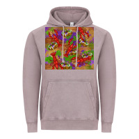 Vintage Zinc mardi gras crawfish king cake Vintage Hoodie - RanaPortraitStore