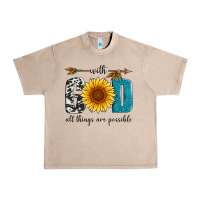 French Oak with god all things are possible Urban Heavy Tee - Artiststas