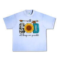 Grape Ice with god all things are possible Urban Heavy Tee - Artiststas