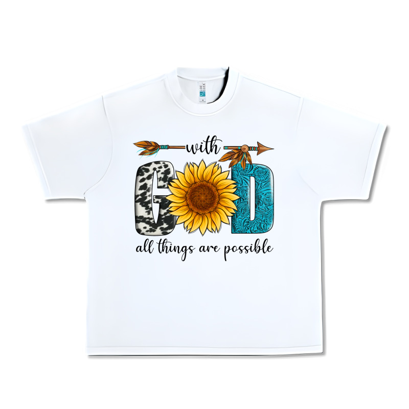 With God All Things Are Possible Urban Heavy Tee by Artiststas | Teevron