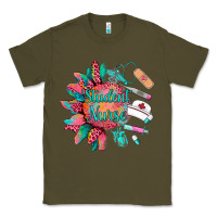 Army Green western student nurse medical instruments Classic Tee - BarkalooDesign