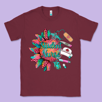 Western Student Nurse Medical Instruments Classic Tee Designed By Barkaloodesign