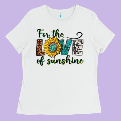 Ladies Tee for the love of sunshine