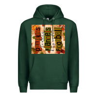 Sports Green pumpkins leaves flannels hayrides football Premium Hoodie - texasbilliewilder