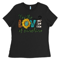 Black for the love of sunshine Ladies Tee - texasbilliewilder