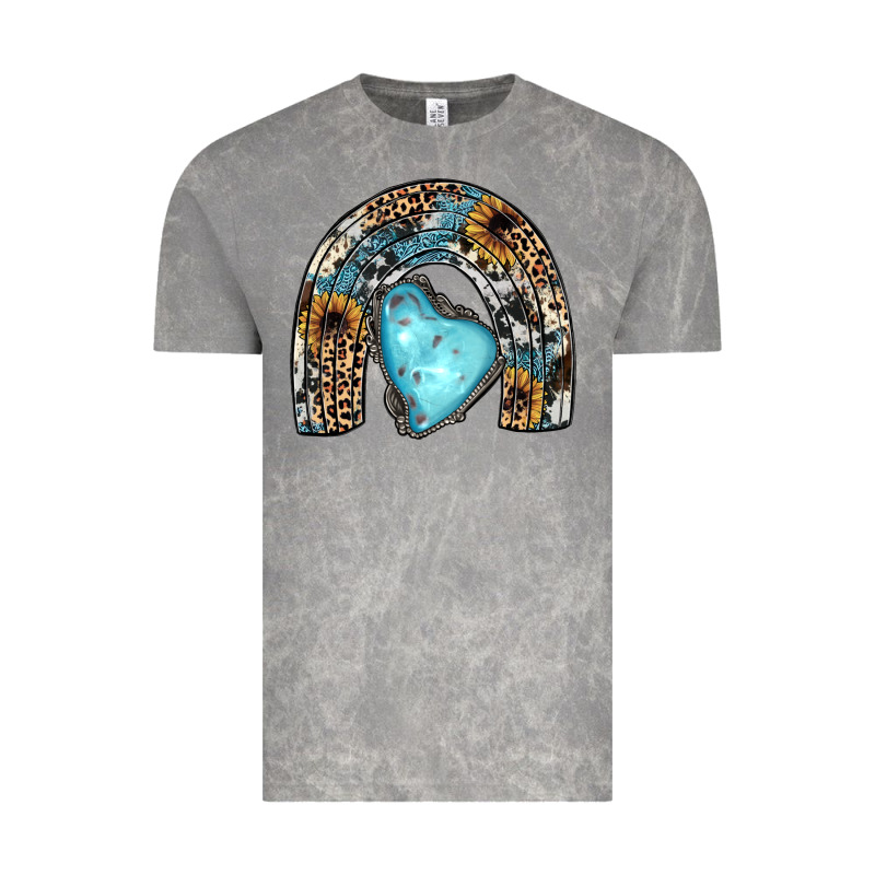 Sunflower Gemstone Rainbow Vintage Tee by JahusDesignShop | Teevron