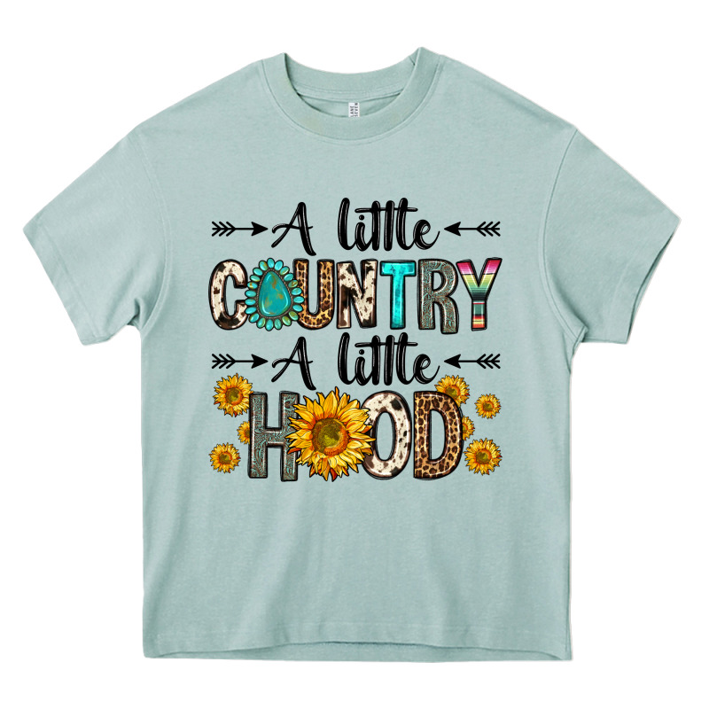 A Little Country A Little Hood Heavy Core Tee by Zillion Design Studio | Teevron