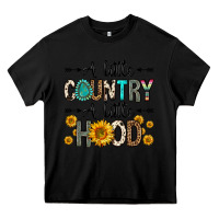 Black a little country a little hood Heavy Core Tee - Zillion Design Studio
