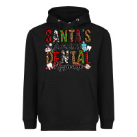 Black santa's favorite dental hygienist Heavyweight Hoodie - Jasminsmagicworld