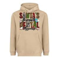 Santa's Favorite Dental Hygienist Heavyweight Hoodie | Teevron