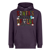 Plum santa's favorite dental hygienist Heavyweight Hoodie - Jasminsmagicworld