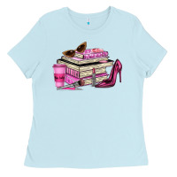Baby Blue girl boss lady Ladies Tee - texasbilliewilder
