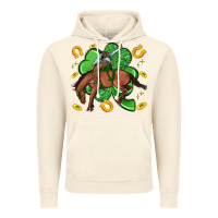 Vintage Artic cowboy with shamrock Vintage Hoodie - Artiststas