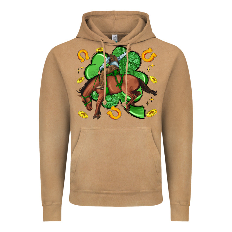 Cowboy With Shamrock Vintage Hoodie by Artiststas | Teevron