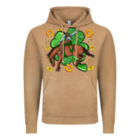 Vintage Camel cowboy with shamrock Vintage Hoodie - Artiststas