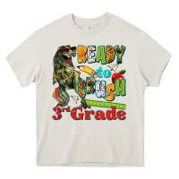Cream ready to crush third grade Heavy Core Tee - texasbilliewilder