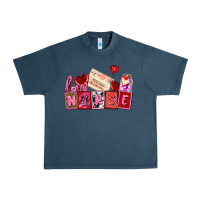 Midnight Navy valentines day nurse Urban Heavy Tee - AdoDesignShop