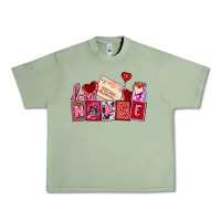 Oil Green valentines day nurse Urban Heavy Tee - AdoDesignShop