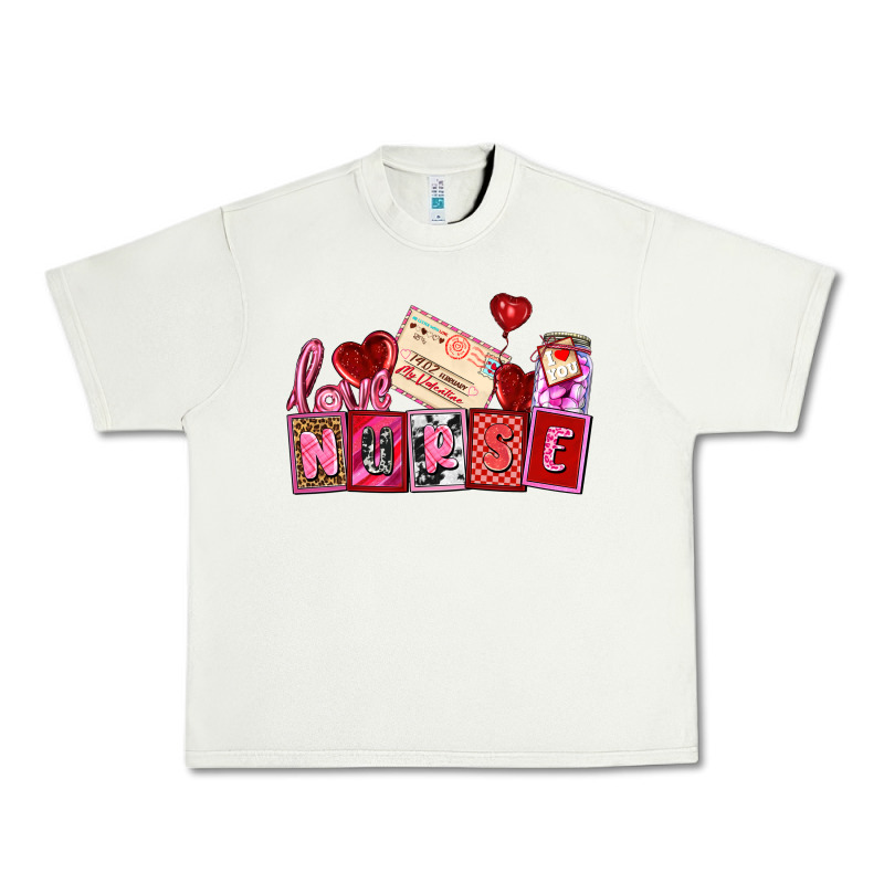 Valentines Day Nurse Urban Heavy Tee by AdoDesignShop | Teevron